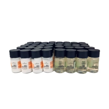 Skin Essentials vendégváró készlet: tusfürdő 20ml és testápoló 20ml 2*20db (40db termék) 