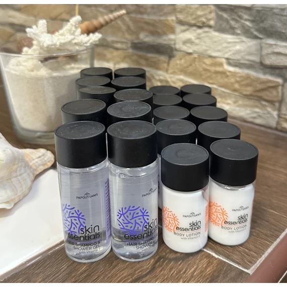 skin essentials tusfürdő és sampon mix és testápoló